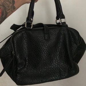 Black everyday satchel